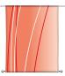Preview: Linea red dark links, Scheibenhänger eckig